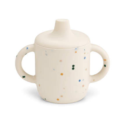 Liewood Drinkbeker Neil Sippy Cup Splash Dots Sea Shell - Liewood - Babywinkel - 5715493246457