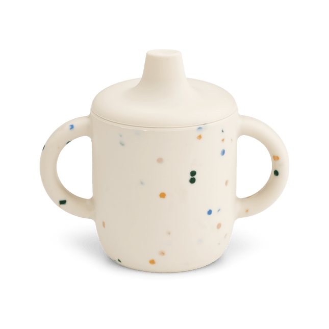 Liewood Drinkbeker Neil Sippy Cup Splash Dots Sea Shell - Liewood - Babywinkel - 5715493246457