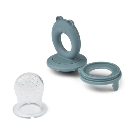 Liewood Fingerfeeder Miranda Bear Shape Whale Blue/Dove Blue 2St - Liewood - Babywinkel - 5715493134785