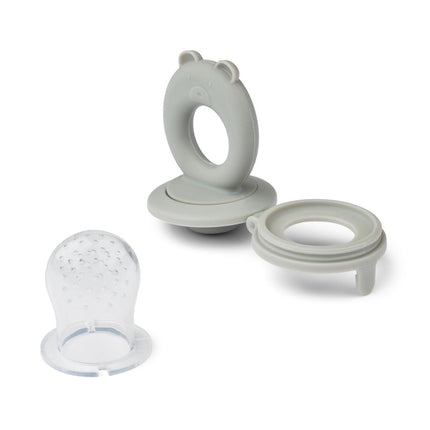 Liewood Fingerfeeder Miranda Bear Shape Whale Blue/Dove Blue 2St - Liewood - Babywinkel - 5715493134785