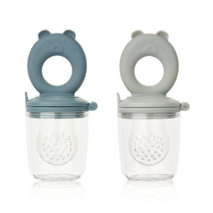 Liewood Fingerfeeder Miranda Bear Shape Whale Blue/Dove Blue 2St - Liewood - Babywinkel - 5715493134785