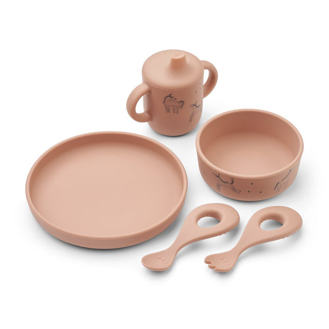 Liewood Kinderservies Set Ryle Unicorn/Pale Tuscany - Liewood - Babywinkel - 5715493377335