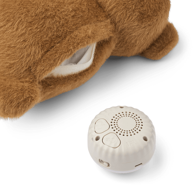 Liewood Knuffel Met Hartslag Hattie Golden Caramel - Liewood - Babywinkel - 5715493378646