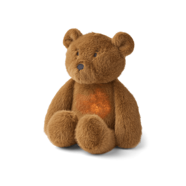 Liewood Knuffel Met Hartslag Hattie Golden Caramel - Liewood - Babywinkel - 5715493378646