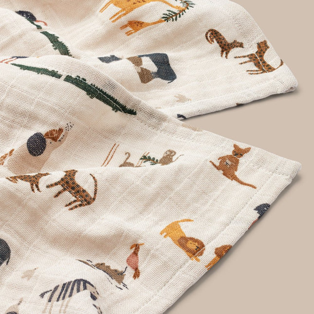 Liewood Lewis Hydrofiele Doek All together / Sandy 2st koop je bij Babywinkel