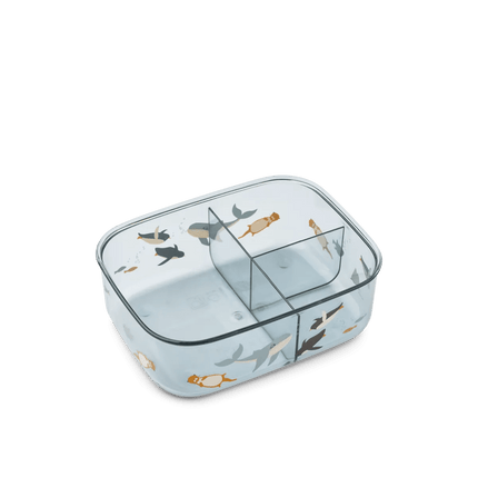Liewood Lunchbox Arthur Tritan Arctic Sea/ Ocean View koop je bij Babywinkel