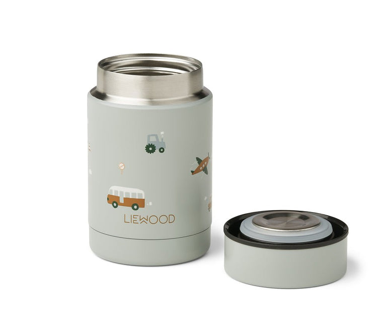 Liewood Opbergbakjes Nadja Vehicles/Dove Blue - Liewood - Babywinkel - 5715493468309