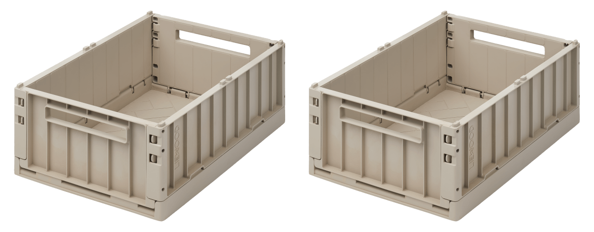 Liewood Opbergbakjes Weston Sandy M 2St koop je bij Babywinkel