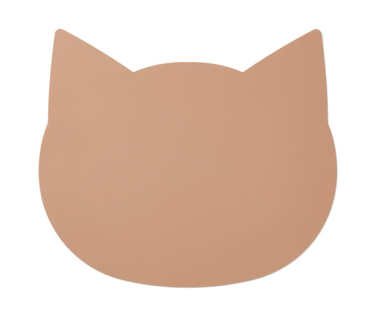 Liewood Placemat Aura Cat Dark Rose koop je bij Babywinkel