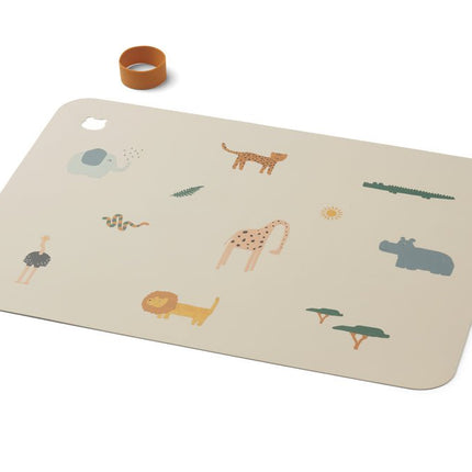 Liewood Placemat Jude Safari Sandy - Liewood - Babywinkel - 5713370752299