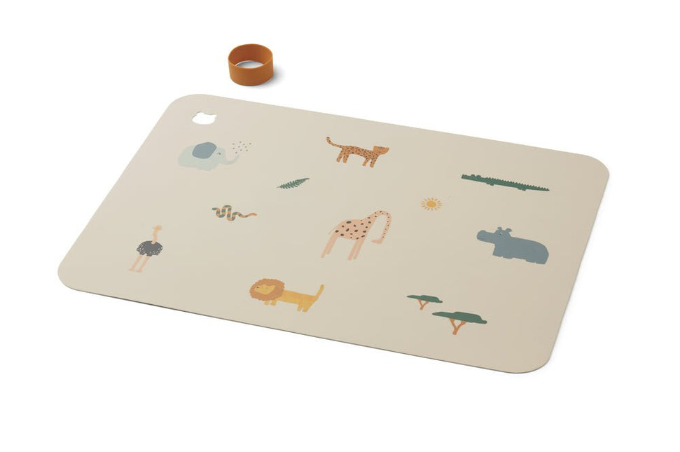 Liewood Placemat Jude Safari Sandy koop je bij Babywinkel