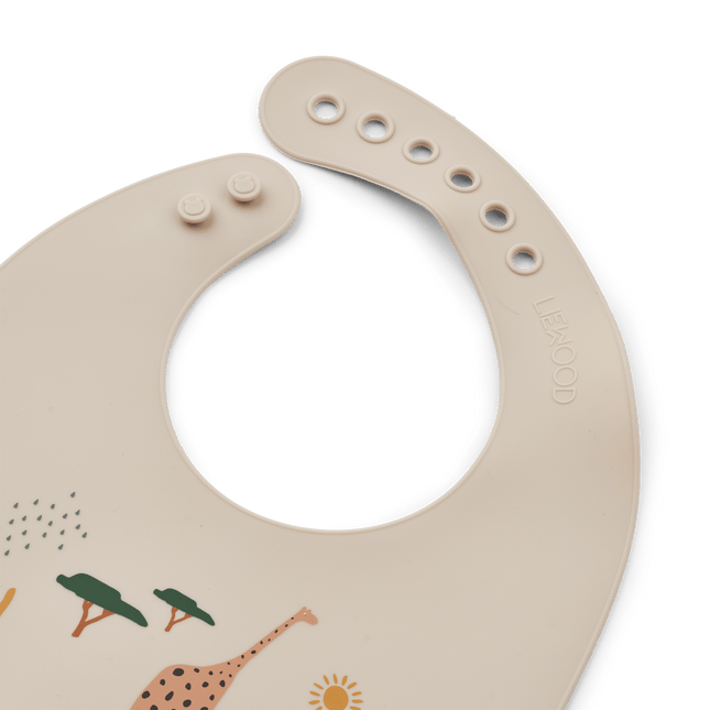 Liewood Slabbetje Tilda Safari Sandy 2St koop je bij Babywinkel