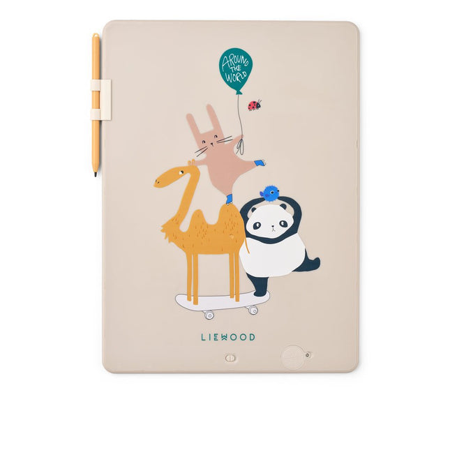 Liewood Tekentablet Zora Around The World Sandy koop je bij Babywinkel