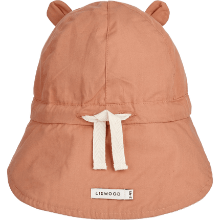 Liewood Zonnehoedje Baby Gorm Omkeerbare Stripe Tuscany Rose / Sandy koop je bij Babywinkel