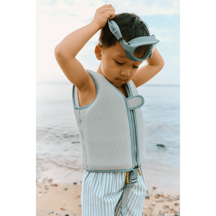 Liewood Zwembroek Kind Duke Stripe Peppermint / Crisp White koop je bij Babywinkel