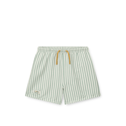 Liewood Zwembroek Kind Duke Stripe Peppermint / Crisp White koop je bij Babywinkel