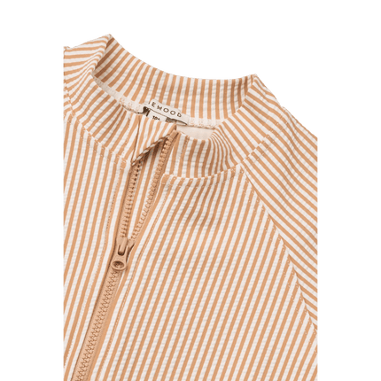 Liewood Zwempak Kind Seersucker Shortsleeve Stripe Pale Tuscany / Creme De La Creme koop je bij Babywinkel