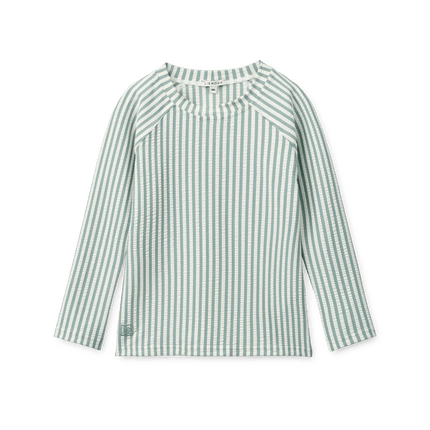 Liewood Zwemshirt Kind Seersucker Peppermint / Sandy koop je bij Babywinkel