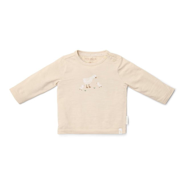 Little Dutch Baby Shirt Lange Mouw Sand - Babywinkel - 8721122582336
