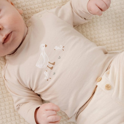 Little Dutch Baby Shirt Lange Mouw Sand - Babywinkel - 8721122582336