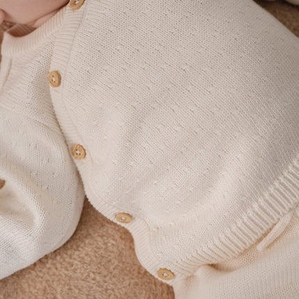 Little Dutch Baby Vestje Overslag Off White - Babywinkel - 8721122582633