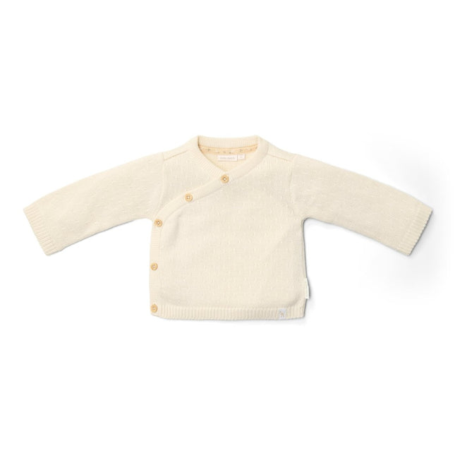 Little Dutch Baby Vestje Overslag Off White - Babywinkel - 8721122582633