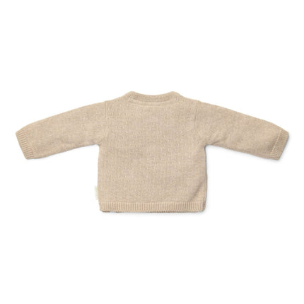 Little Dutch Baby Vestje Overslag Soft Beige Melee - Babywinkel - 8721122582572