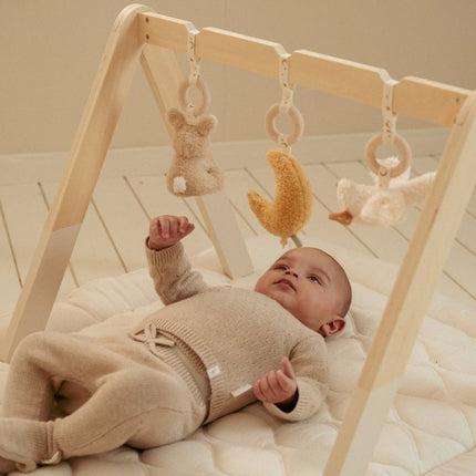 Little Dutch Baby Vestje Overslag Soft Beige Melee - Babywinkel - 8721122582572