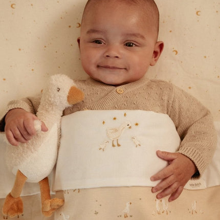 Little Dutch Baby Vestje Overslag Soft Beige Melee - Babywinkel - 8721122582572