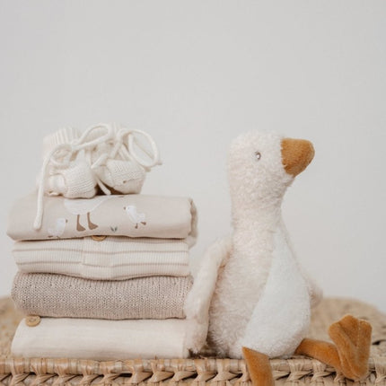 Little Dutch Baby Vestje Overslag Soft Beige Melee - Babywinkel - 8721122582572