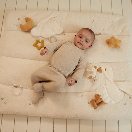 Little Dutch Baby Vestje Overslag Soft Beige Melee - Babywinkel - 8721122582572
