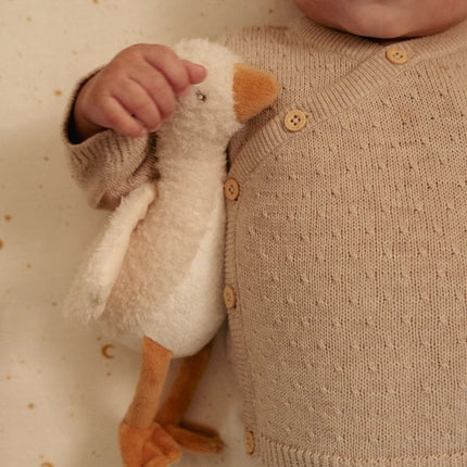 Little Dutch Baby Vestje Overslag Soft Beige Melee - Babywinkel - 8721122582572