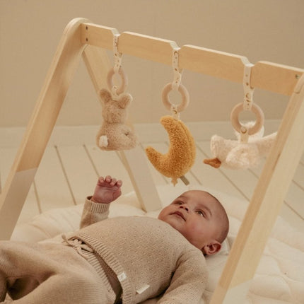 Little Dutch Baby Vestje Overslag Soft Beige Melee - Babywinkel - 8721122582572