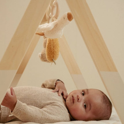 Little Dutch Baby Vestje Overslag Soft Beige Melee - Babywinkel - 8721122582572