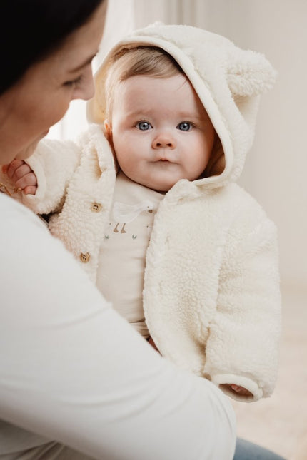 Little Dutch Babyjasje Teddy Off White - Babywinkel - 8721122583418
