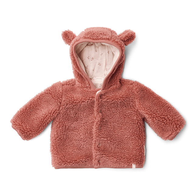 Little Dutch Babyjasje Teddy Pink Blush - Babywinkel - 8721122583456