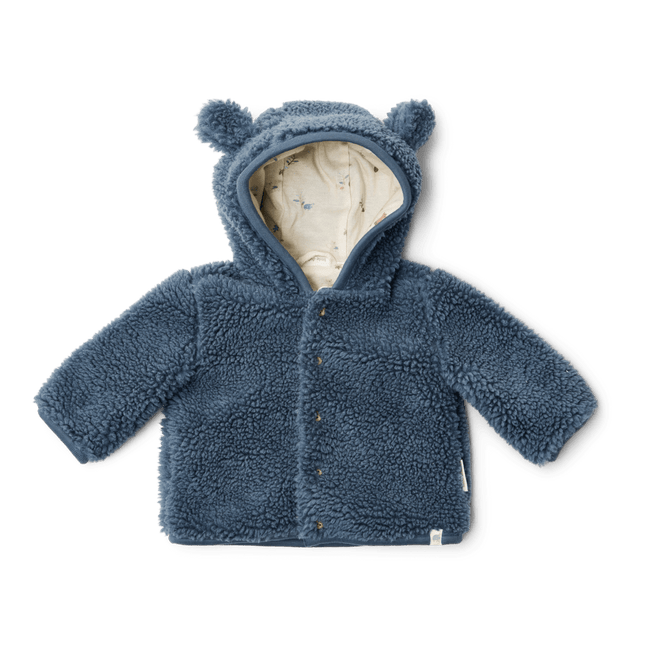 Little Dutch Babyjasje Teddy Stone Blue koop je bij Babywinkel