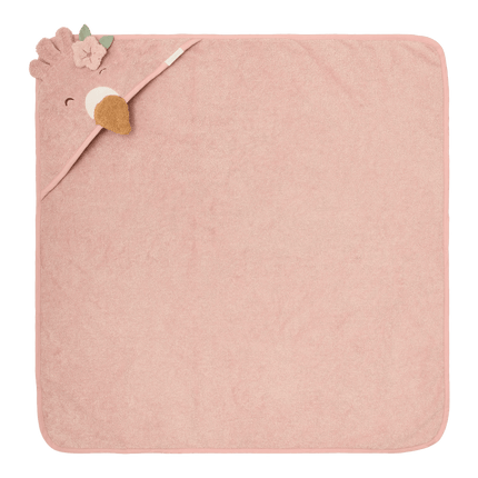 Little Dutch Badcape Baby Flamingo koop je bij Babywinkel