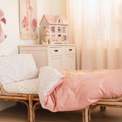 Little Dutch Dekbedovertrek Ledikant Blooming Safari Roze koop je bij Babywinkel