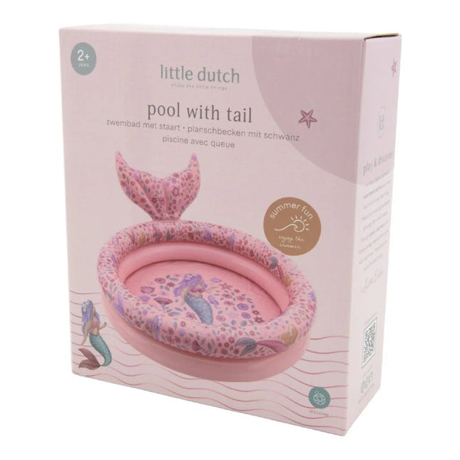 Little Dutch Dreamy Mermaid Zwembad 80cm + Staart koop je bij Babywinkel