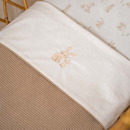 <tc>Little Dutch</tc> Drap-housse Berceau Blanc Baby Bunny
