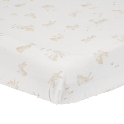 <tc>Little Dutch</tc> Drap-housse Berceau Blanc Baby Bunny