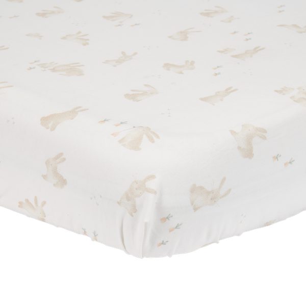 <tc>Little Dutch</tc> Drap-housse Berceau Blanc Baby Bunny