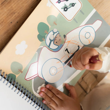 Little Dutch Kleurboek Jim Voertuigen koop je bij Babywinkel