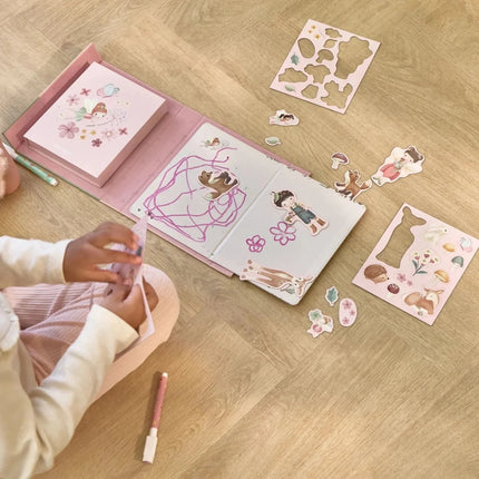 Little Dutch Kleurboek Rosa Magnetisch koop je bij Babywinkel