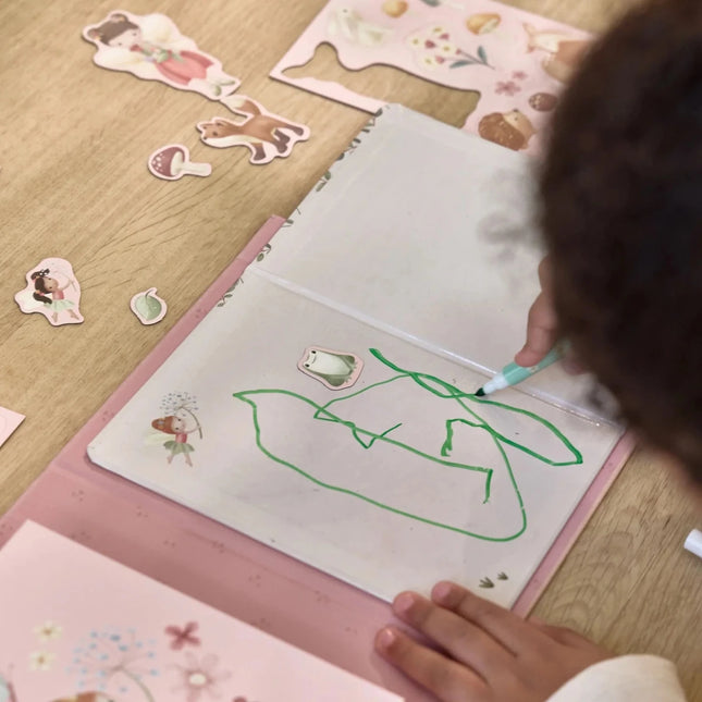 Little Dutch Kleurboek Rosa Magnetisch koop je bij Babywinkel