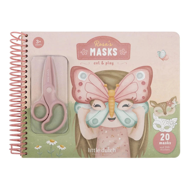 Little Dutch Knutselpakket Maskers Rosa koop je bij Babywinkel