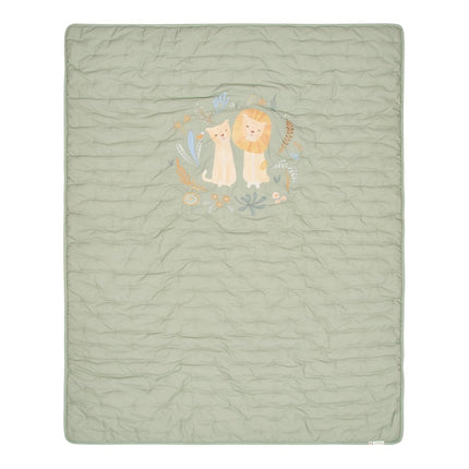 Little Dutch Ledikantdeken Groen Safari Wonders koop je bij Babywinkel