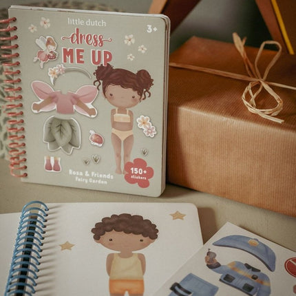 Little Dutch Magnetenboek Rosa Fairy Garden 24 Bladzijdes koop je bij Babywinkel