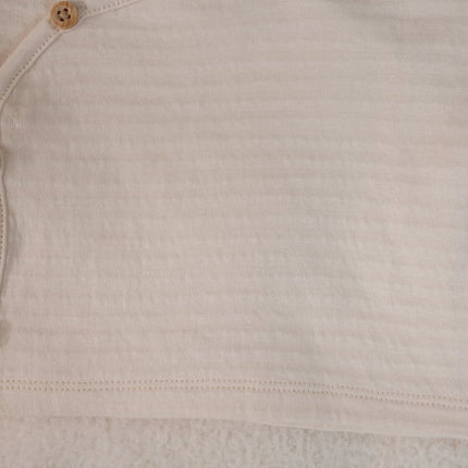 Little Dutch Overslag Shirt Baby Lange Mouw Creme - Babywinkel - 8721122582510